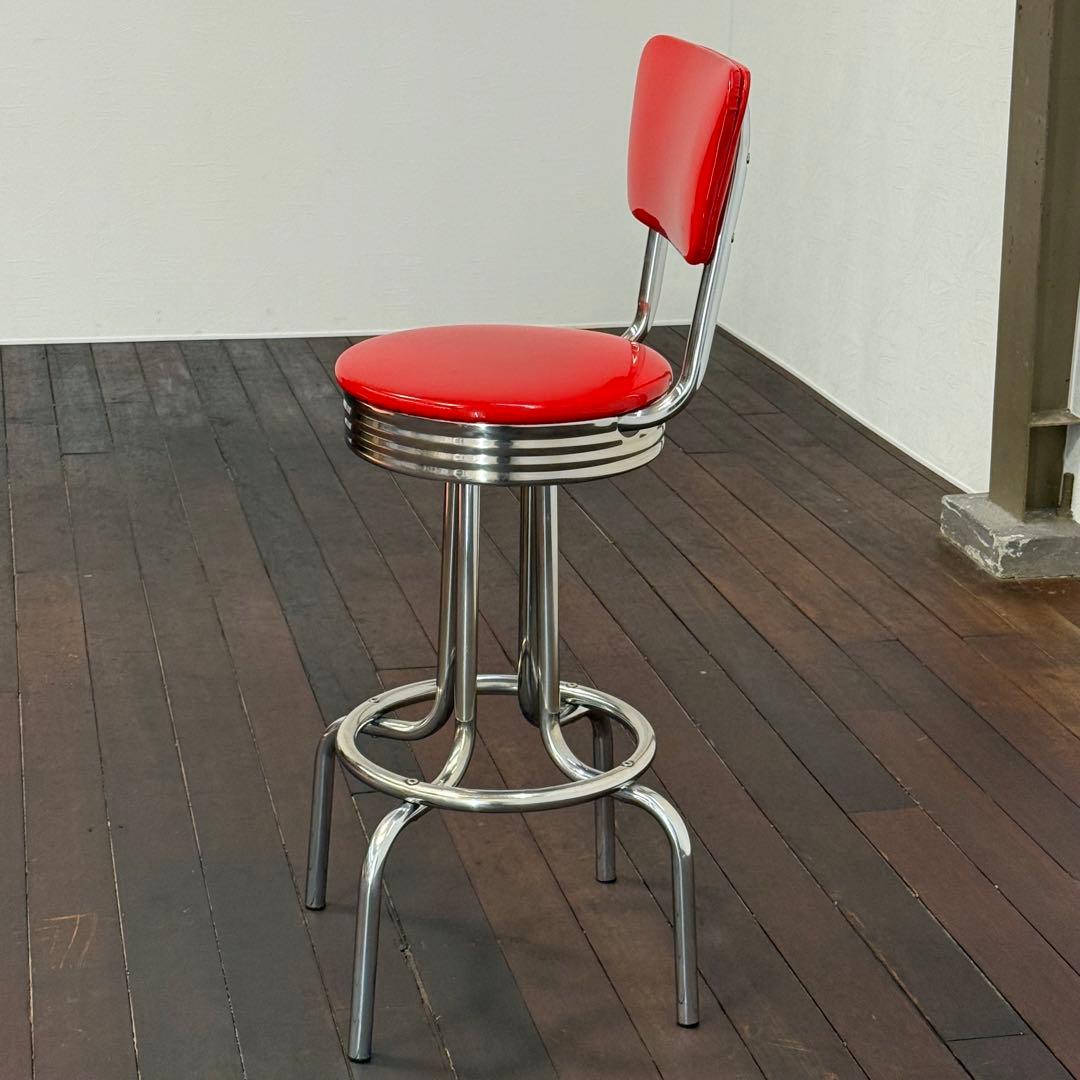H22K4g アメリカンダイナー カウンターチェア レッド ハイチェア