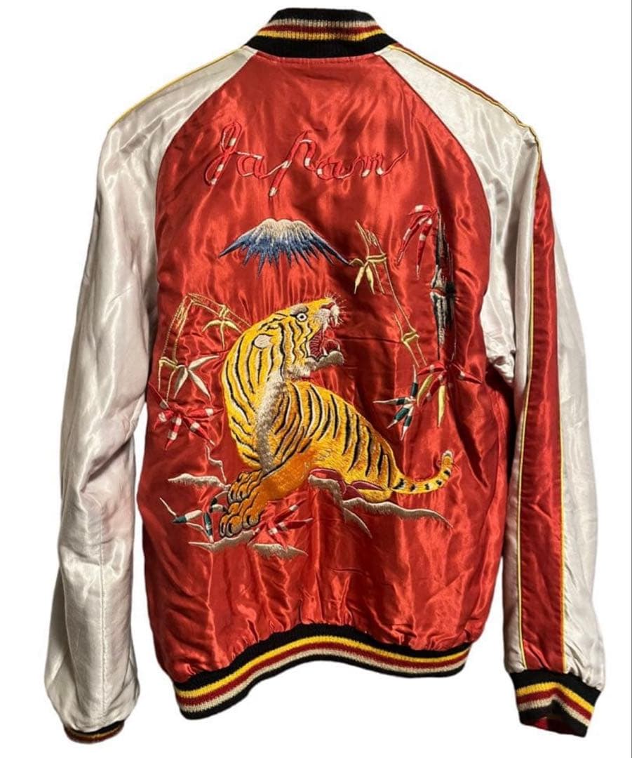 ルイヴィトン テーラー東洋・アセテートスカジャン「鷹龍 MAP×虎富士