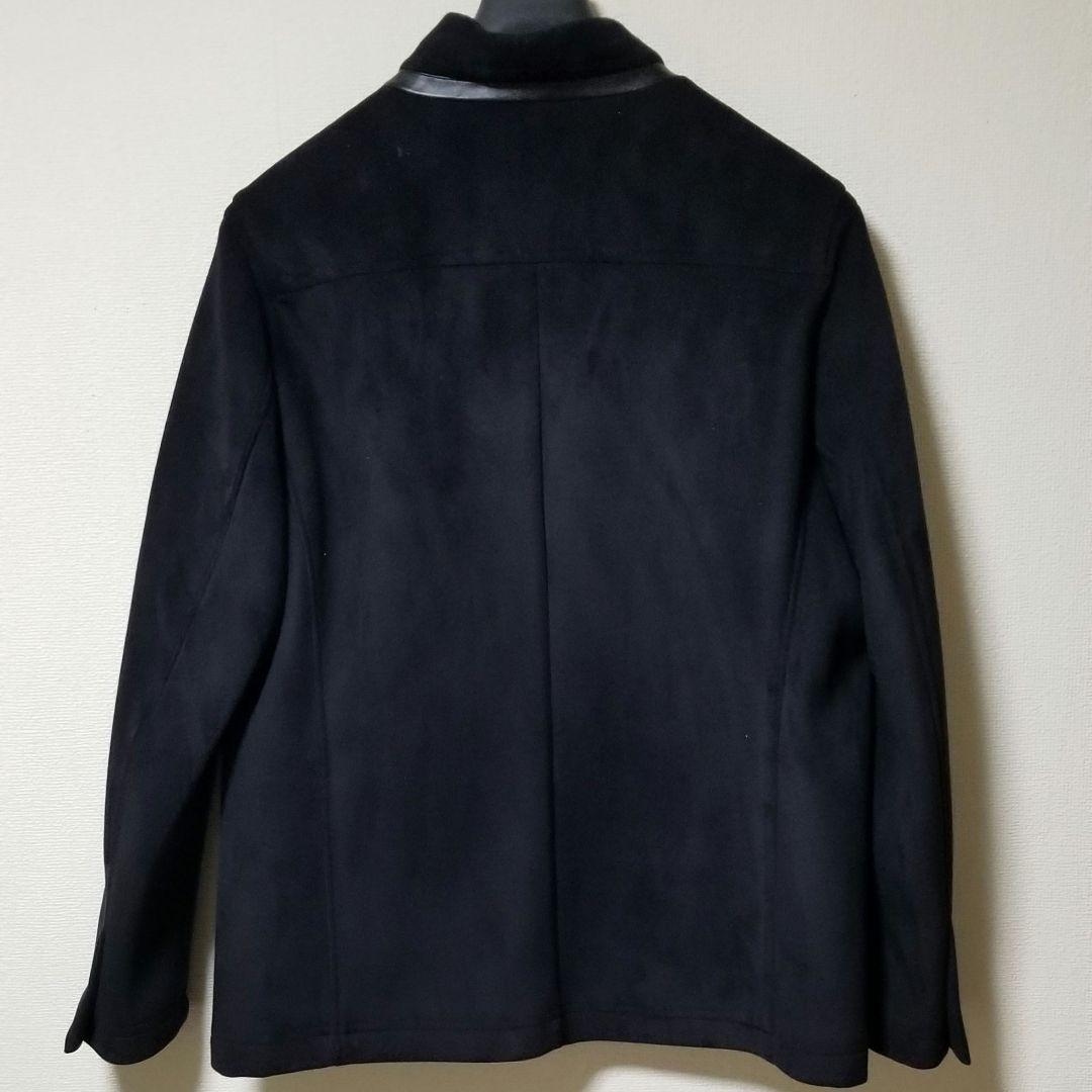 エンポリオアルマーニ メンズジャケット ブラック スタンドカラー 58