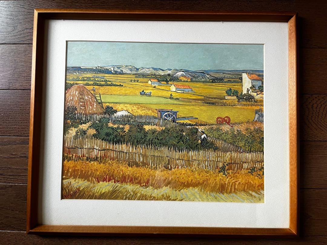 ☆未使用☆フィンセント・ファン・ゴッホ「収穫（麦秋のクローの野