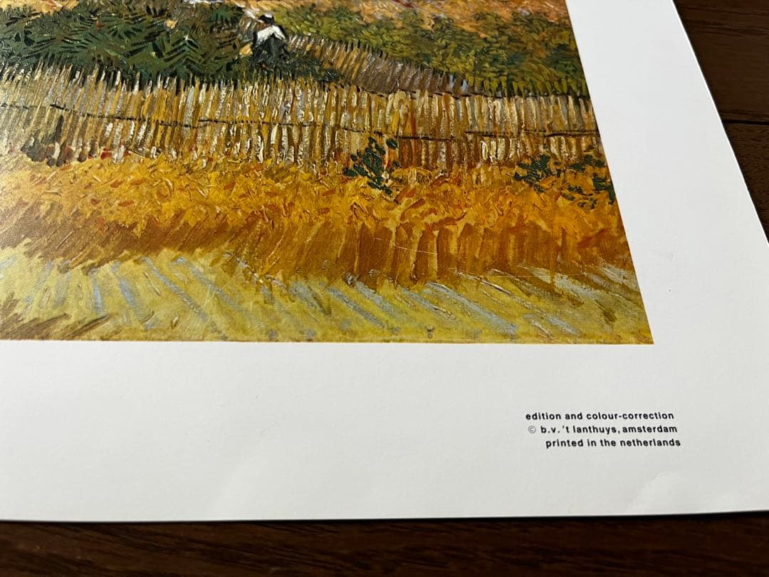 ☆未使用☆フィンセント・ファン・ゴッホ「収穫（麦秋のクローの野