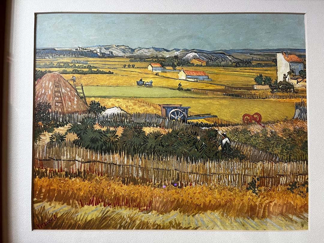 ☆未使用☆フィンセント・ファン・ゴッホ「収穫（麦秋のクローの野