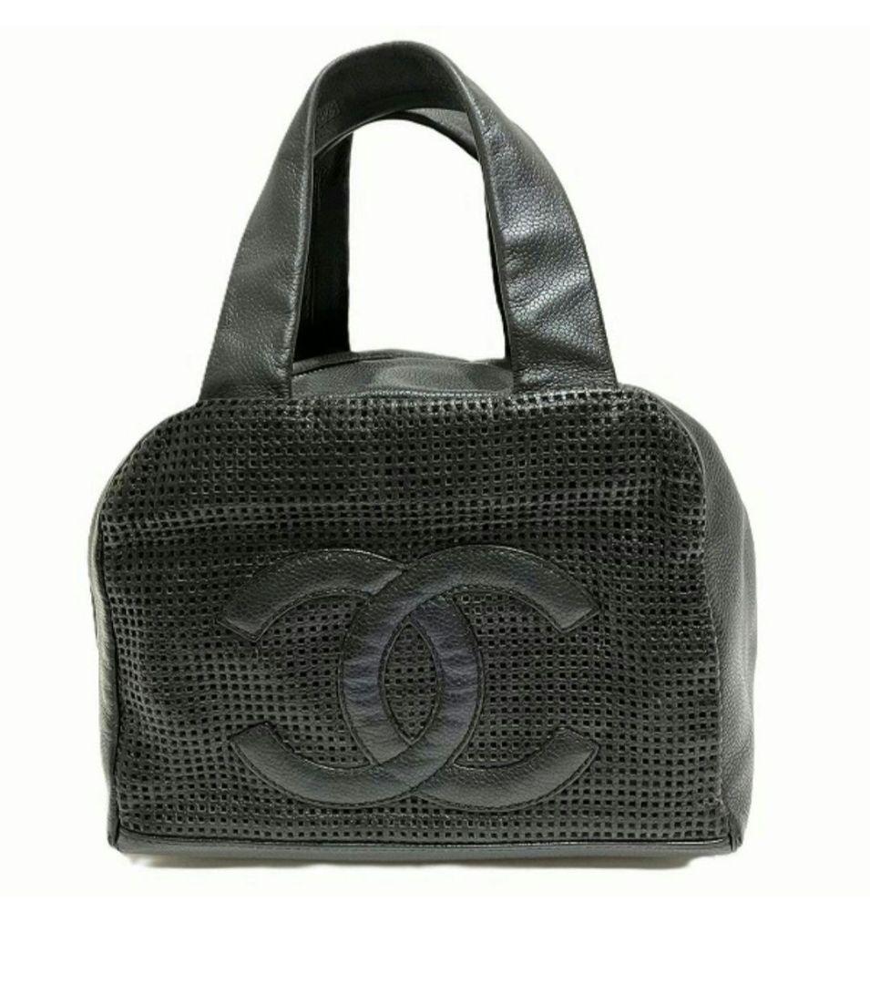 CHANEL ココマーク キャビアスキン メッシュレザー　専用