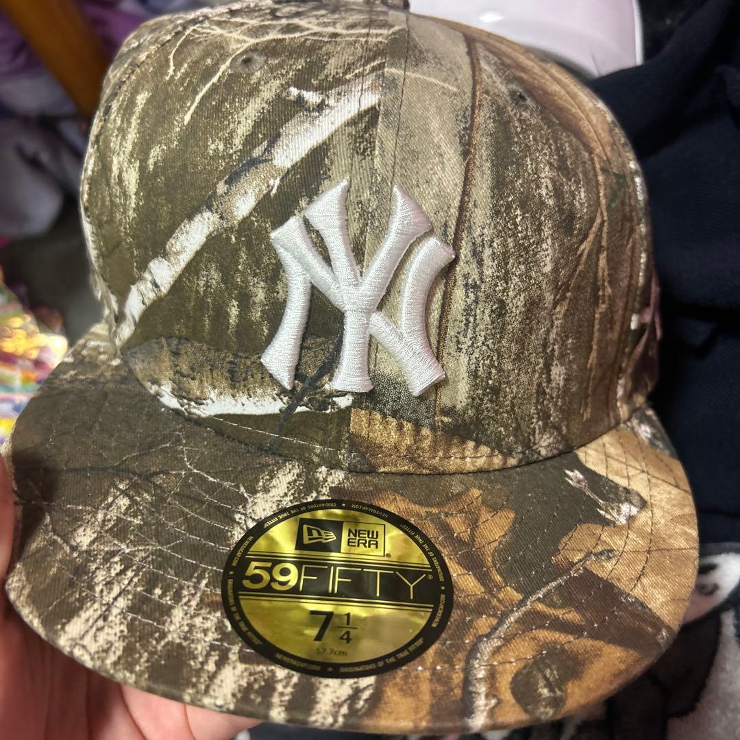 NEW ERA 59FIFTY NY リアルツリー 迷彩キャップ 7 1/2 - メルカリ