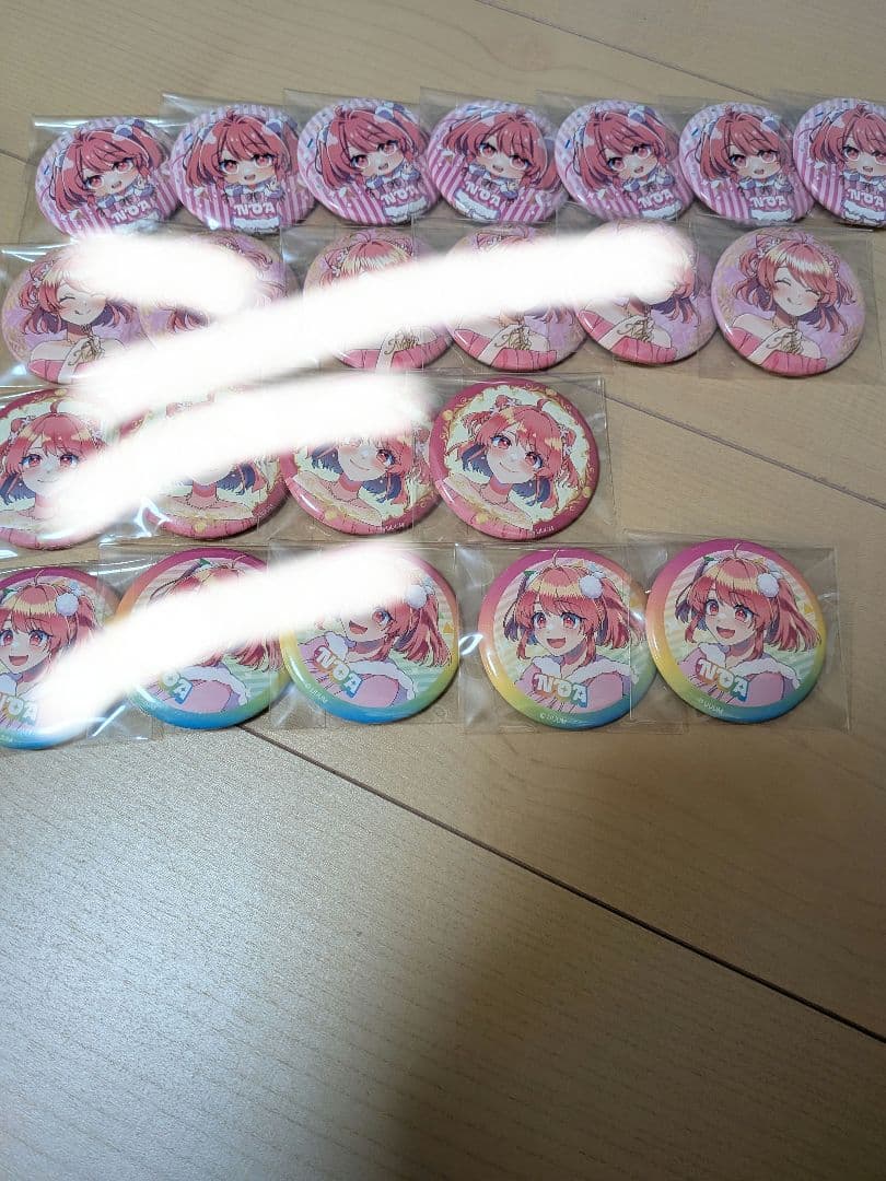 からぴち　のあ　ぷぴば　缶バッジ　まとめ売り