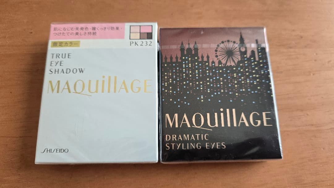 マキアージュ トゥルーアイシャドー PK232 RD302 新品未開封 2個