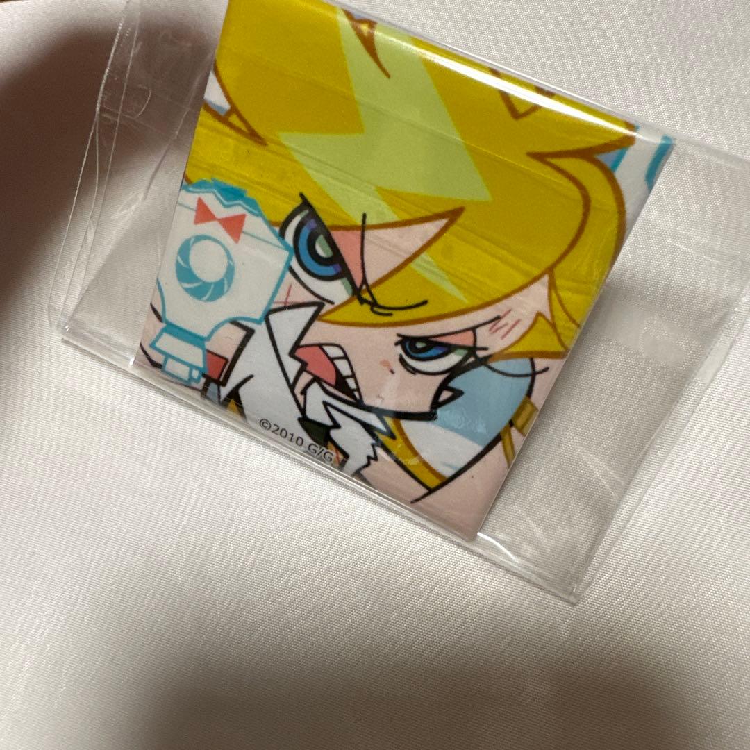 パンティ&ストッキングwithガーターベルト スクエア缶バッジ　廃盤　①