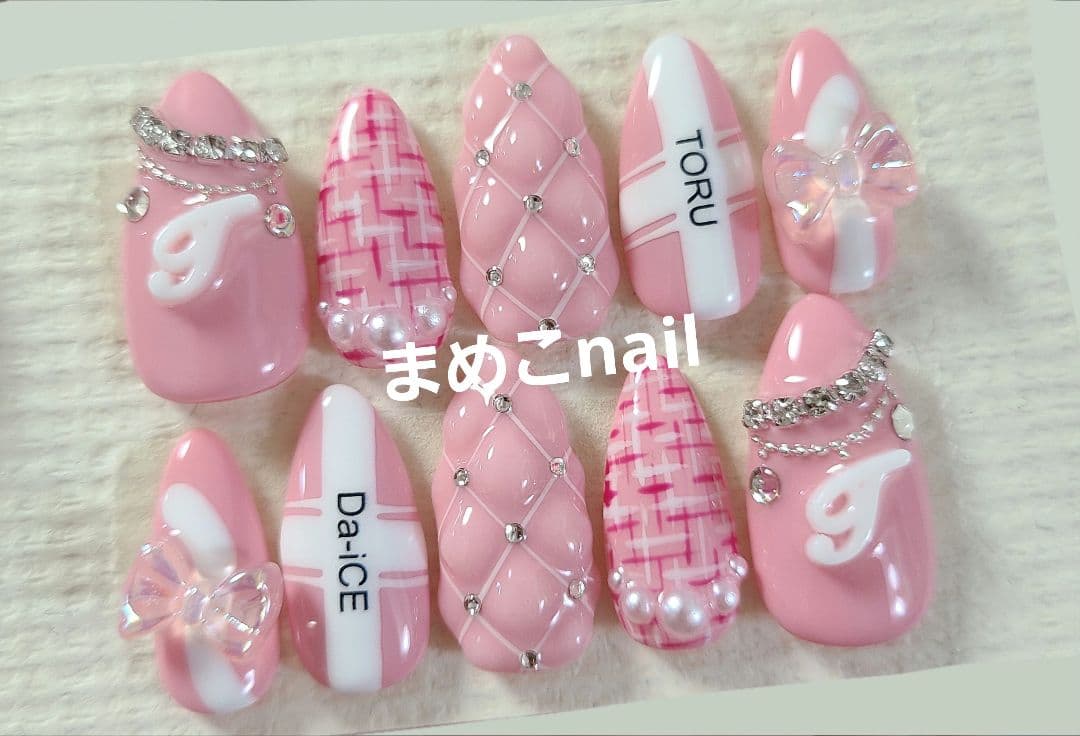 オーダーネイルチップ 推しネイル Da-iCE 痛ネイル フルオーダー受付中