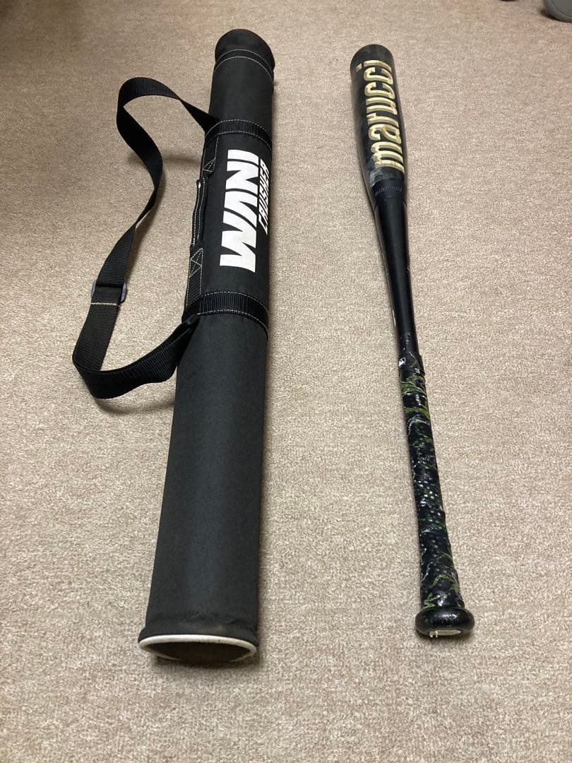 ワニクラシャー　軟式バットとケースセット