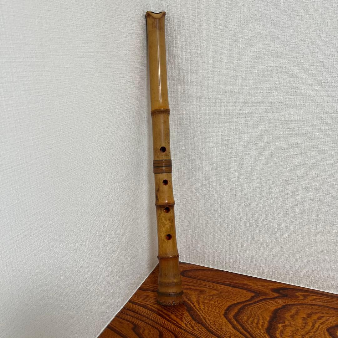 尺八本体 竹製 、教本CD付き