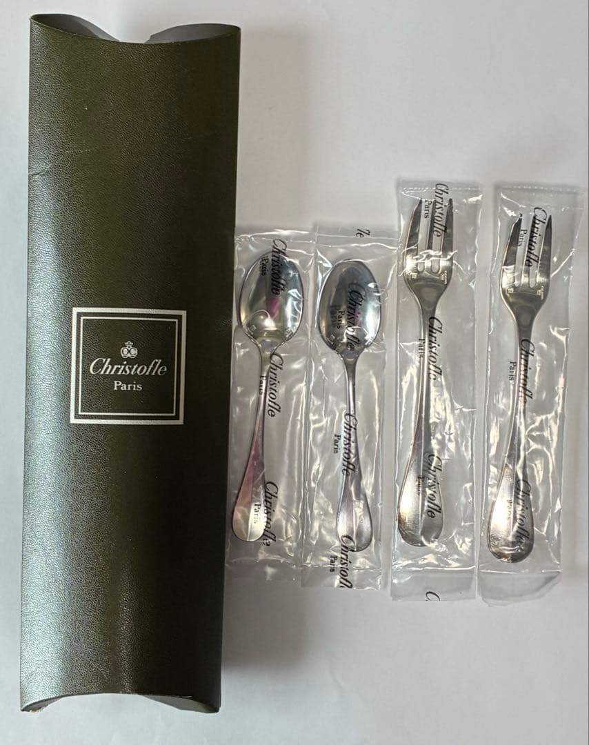 【未開封】 Christofle クリストフル　フォーク スプーン　フィデリオ