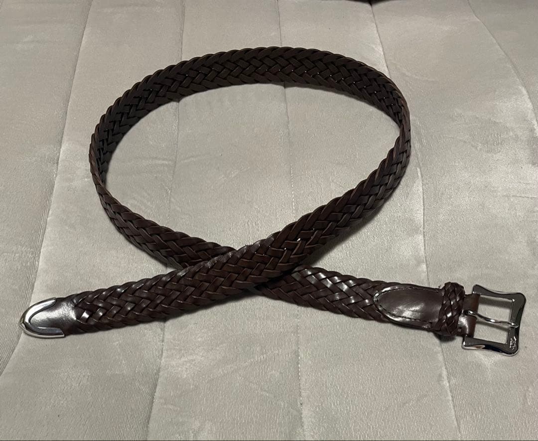 J&M Davidson メッシュベルト 36/90 Havana 幅3cm