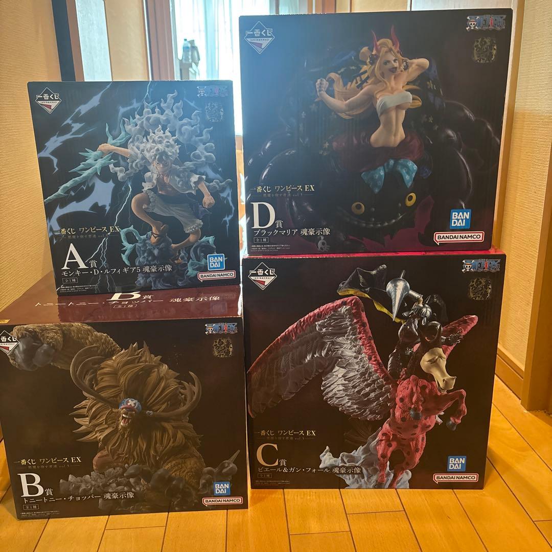 一番くじ　ワンピースex 悪魔を宿す者達vol3 フィギュア　セット　魂豪示像