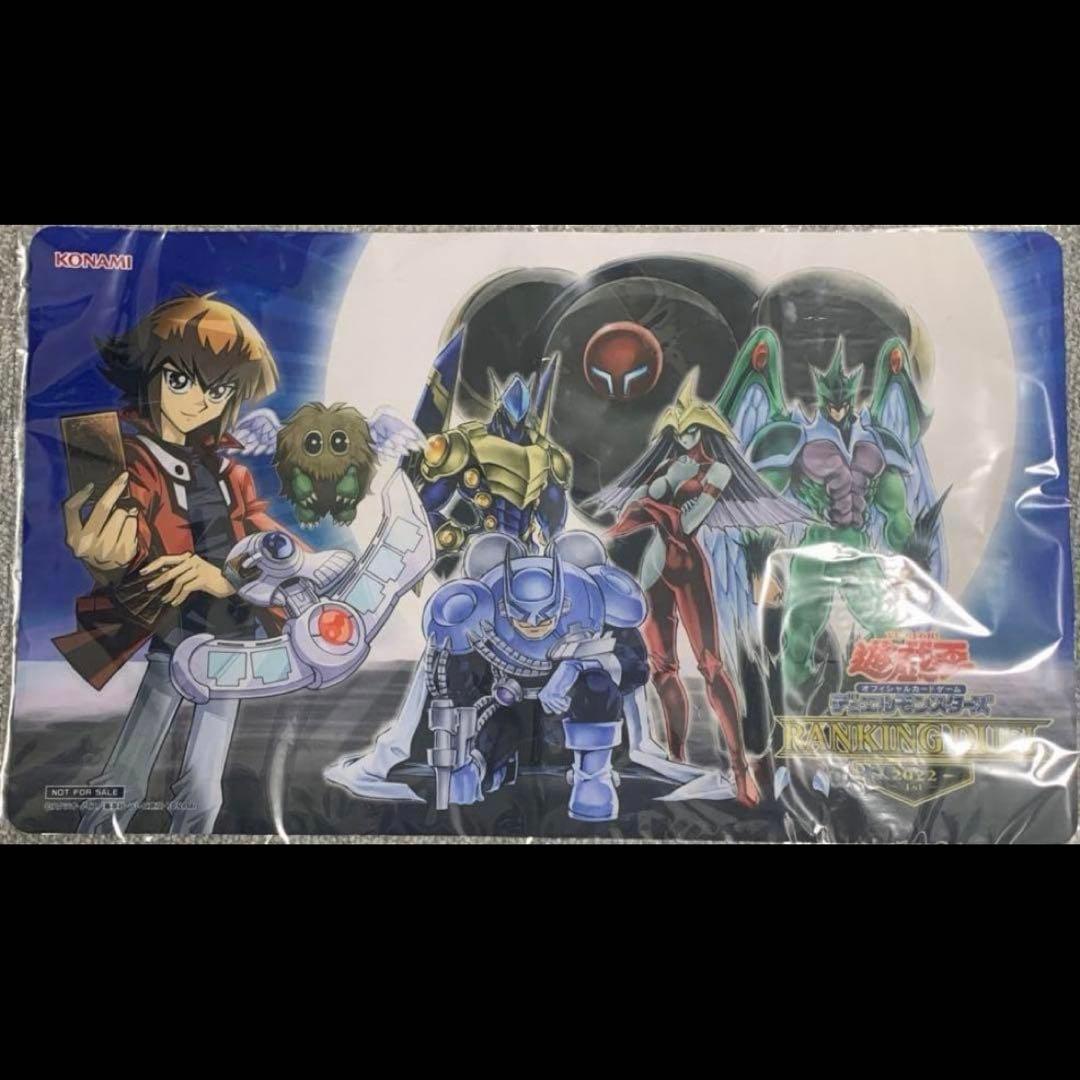 遊戯王 ランキングデュエル 遊城十代 HERO ホープオブフィフス プレイマット プレイマット『十代&ユベル(左下日本語/遊戯王の日)』【-】{-}《プレイ