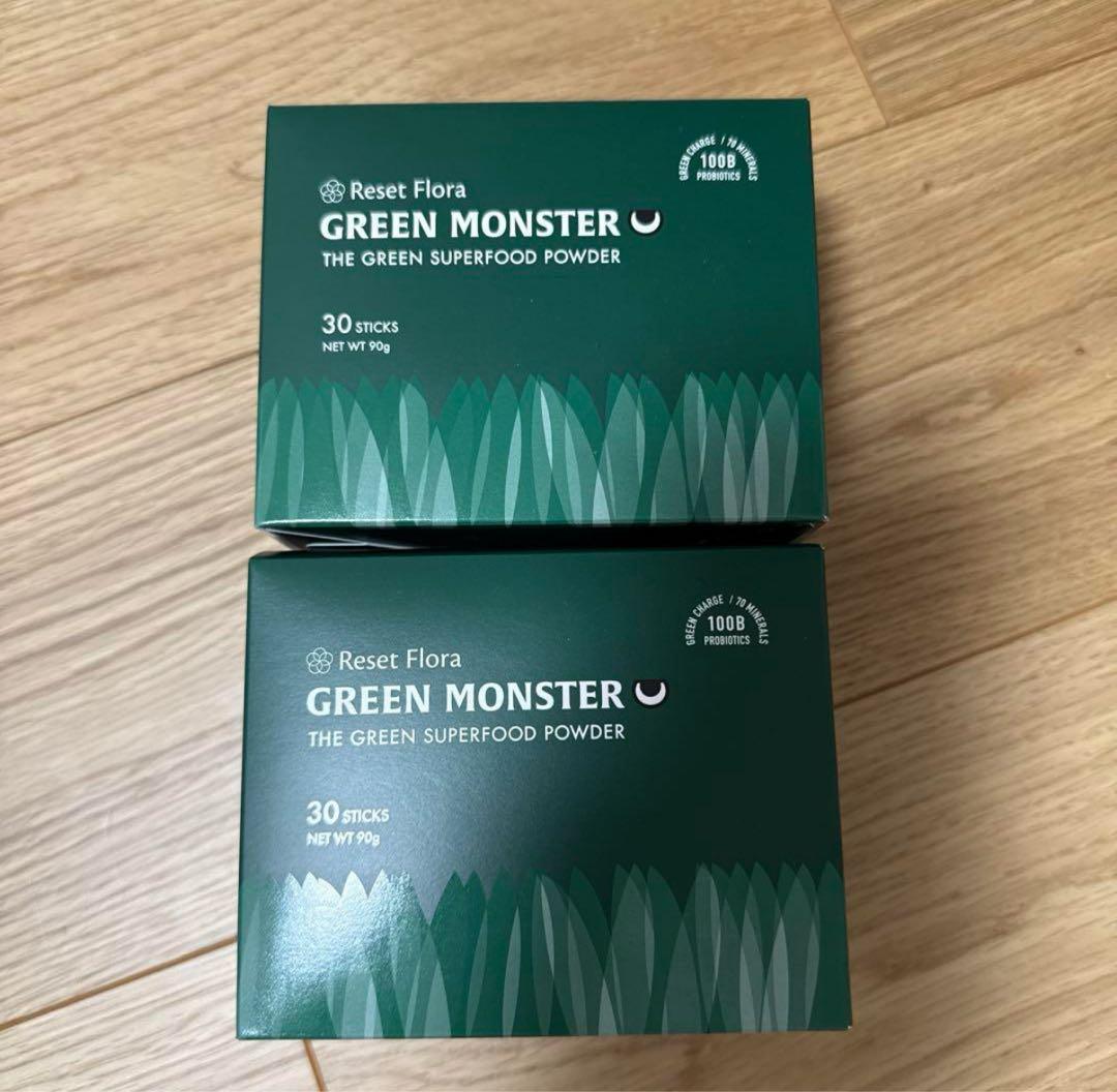 グリーンモンスター　GREENMONSTER 未開封　2箱　30包入り　乳酸菌