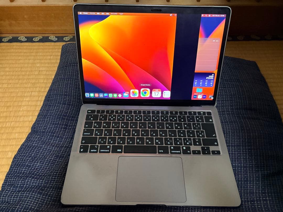 MacBook Air M1 2020 256GB 8GB 液晶割れ