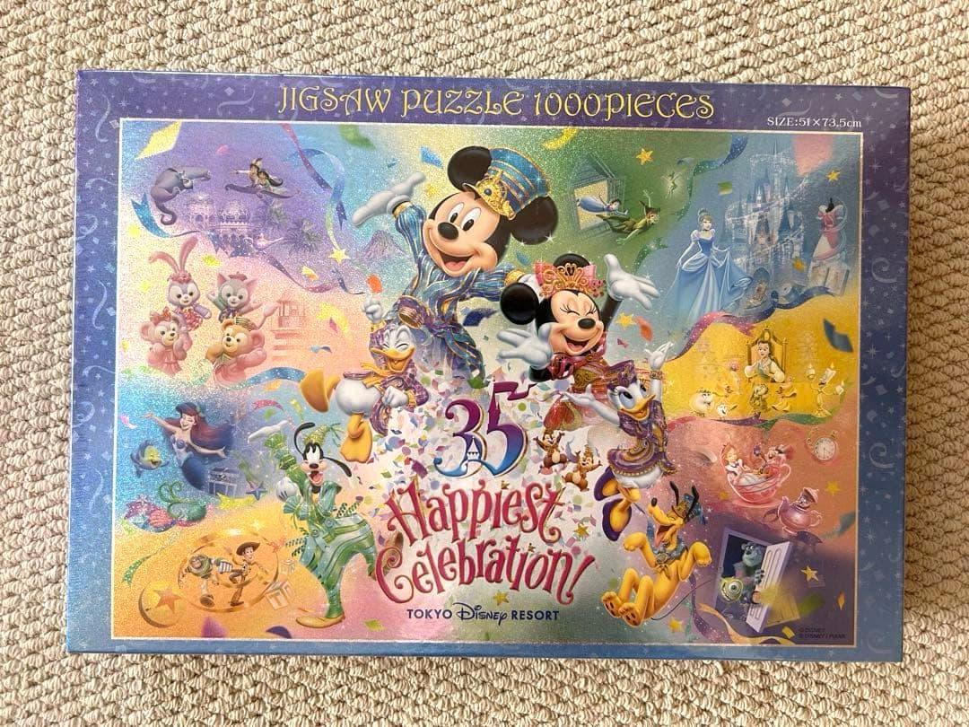 ディズニー 35周年 ホログラム ジグソーパズル 1000ピース DISNEY (ディズニー) 東京ディズニーリゾート35周年 ホログラム
