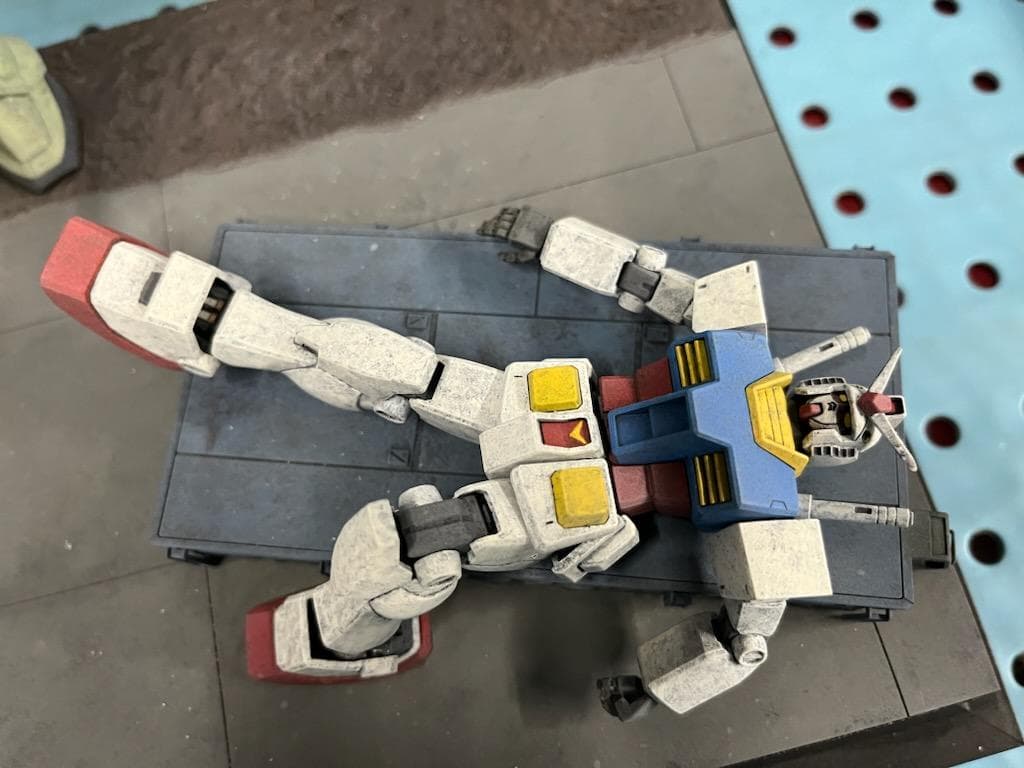 機動戦士ガンダム 名シーン再現 ガンプラ ジオラマ完成品 ガンダム