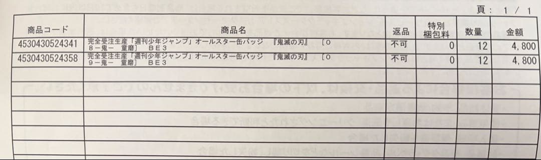童磨 缶バッジ オールスター 鬼滅の刃 受注生産 痛バ まとめ売り 24個