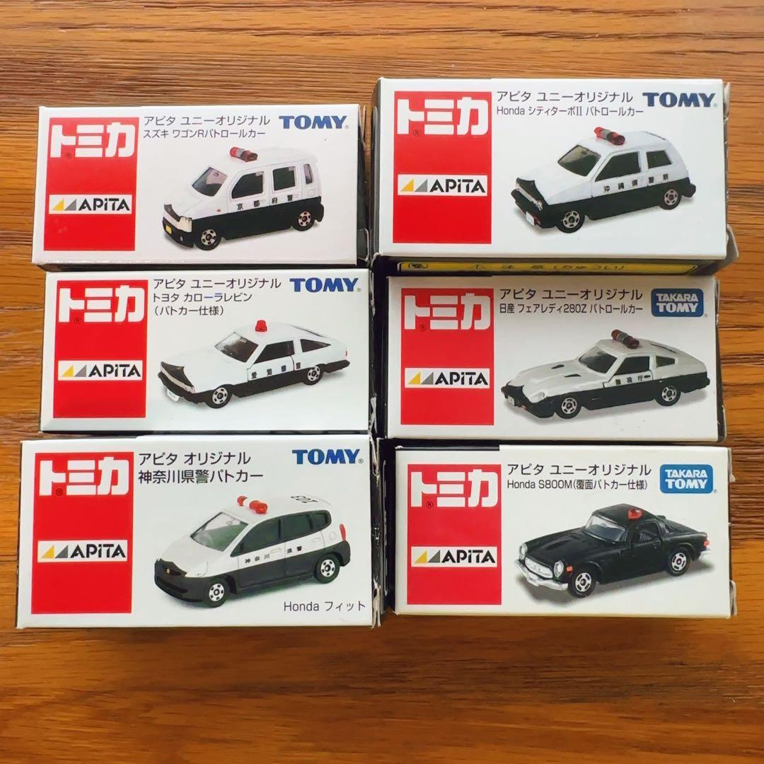 新品　トミカ アピタオリジナル パトカー　6台まとめ売り