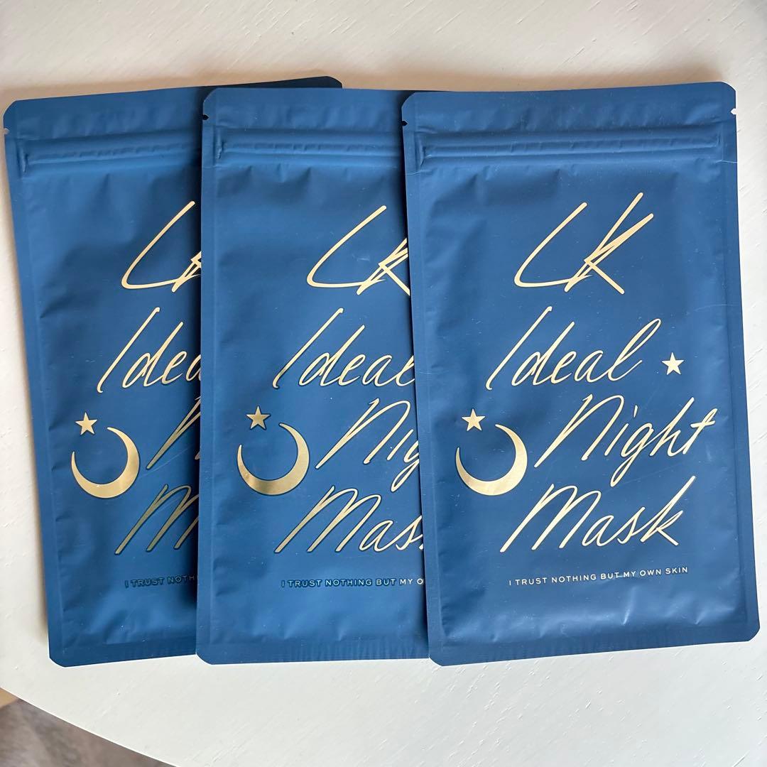 LK Ideal Night Mask フェイスシート　5シート入り×３袋