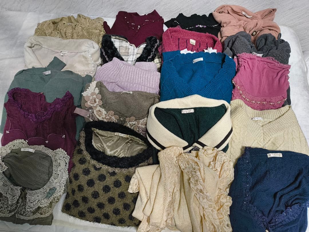 アクシーズファム axes femme　長袖 秋冬物 20着 まとめ売り