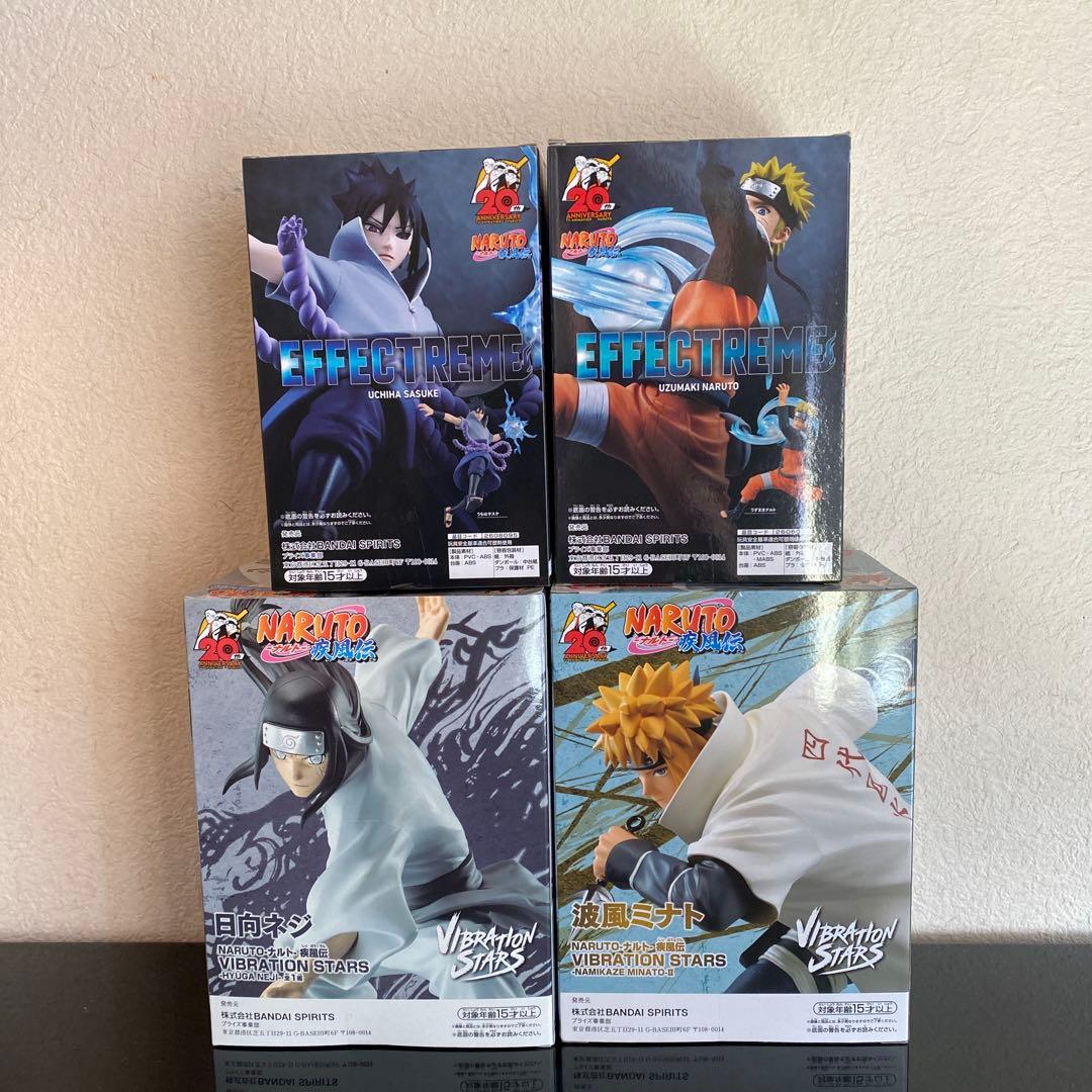 未開封】NARUTO ナルト フィギュア 4体セット サスケ ミナト ネジ