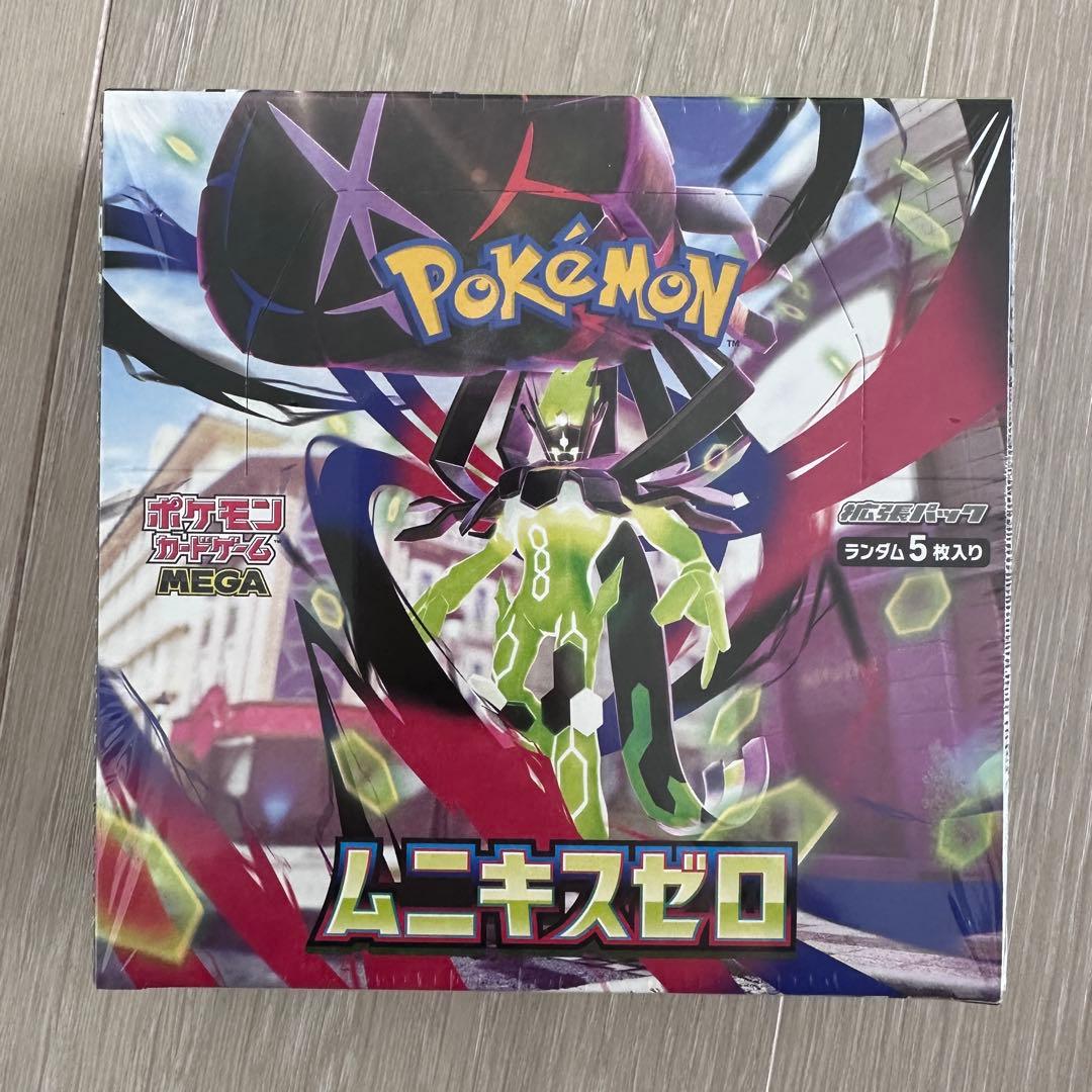 ポケモンカードゲーム ムニキスゼロ BOX シュリンク付き ポケモンカードゲーム 【シュリンク付き】ポケモンカードゲーム MEGA