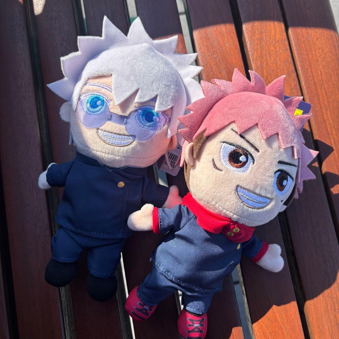 usj呪術廻戦　五条悟　虎杖悠仁 ぬいぐるみキーチェーン