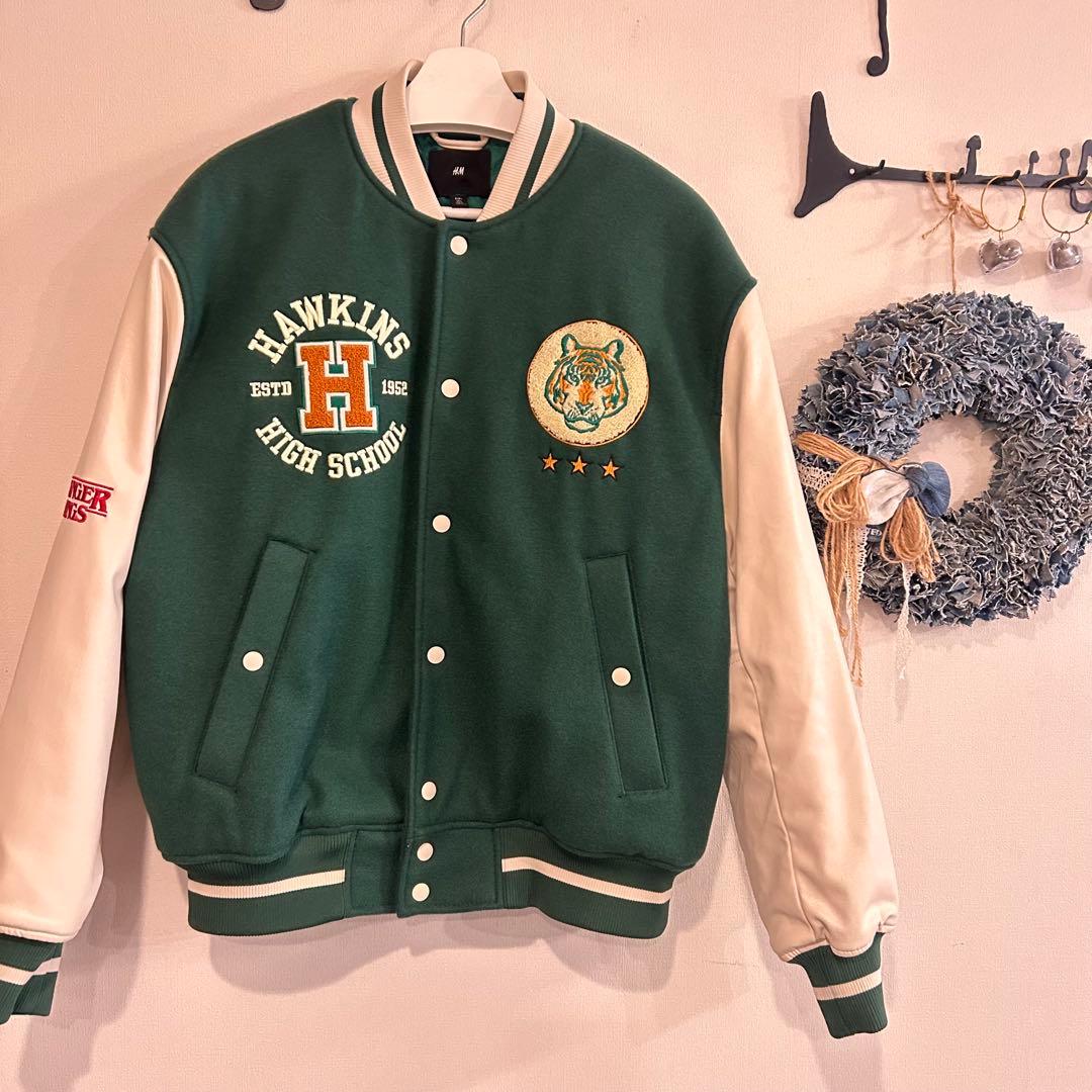 ⭐️×Strenger Things⭐️ストレンジャーシングス　スタジャン　Ｌ