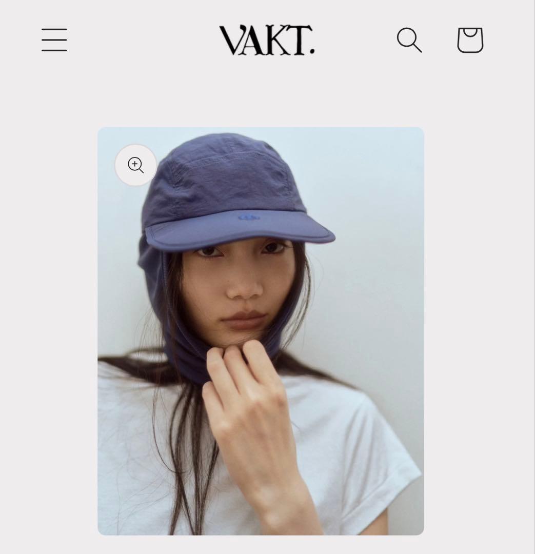 バクト VAKT. HIYOKE ネイビー 百々千晴 帽子 キャップ