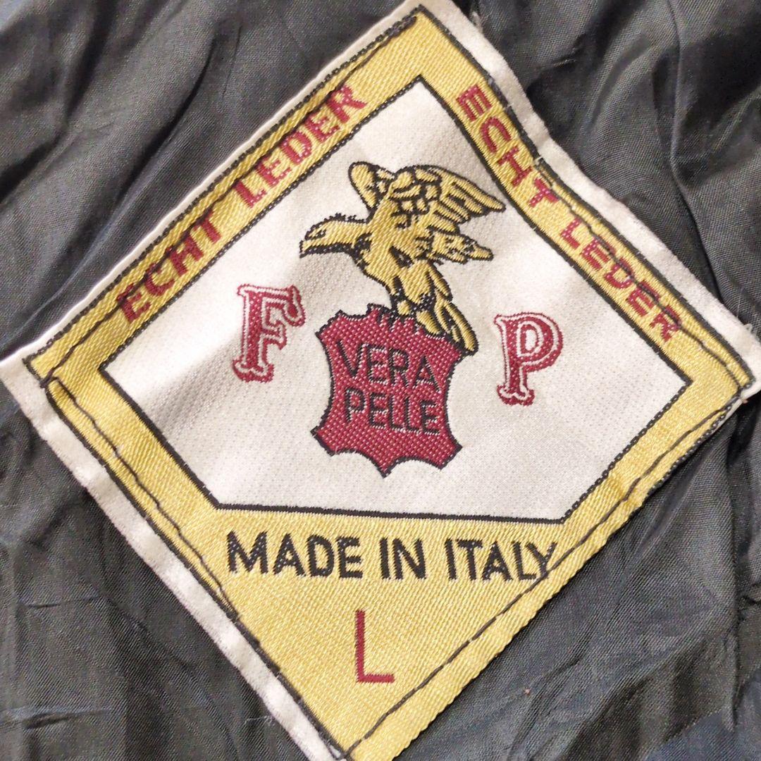 値下げ中1-47 イタリア製 VERA PELLE ダブルライダース 本革 レ - メルカリ