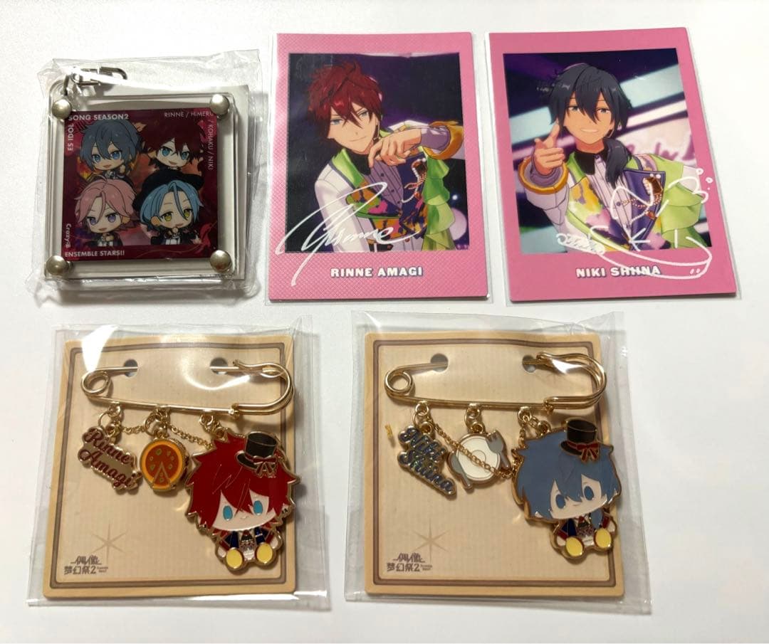 あんスタ 中国 ブローチ ぱしゃっつ 天城燐音 椎名ニキ Crazy:B - メルカリ
