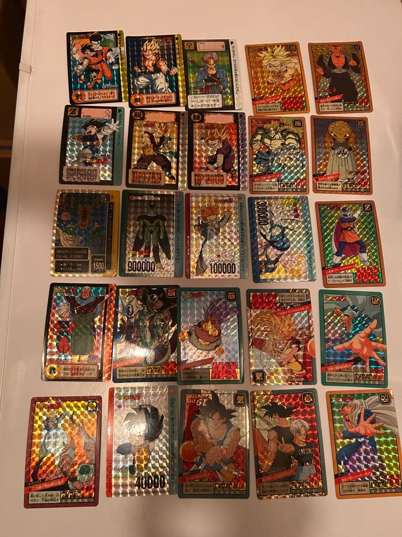 ドラゴンボールカードダス 25枚　キラカード ドラゴンボールカードダス キラ5枚セット 当時物 ゴテンクス - メルカリ