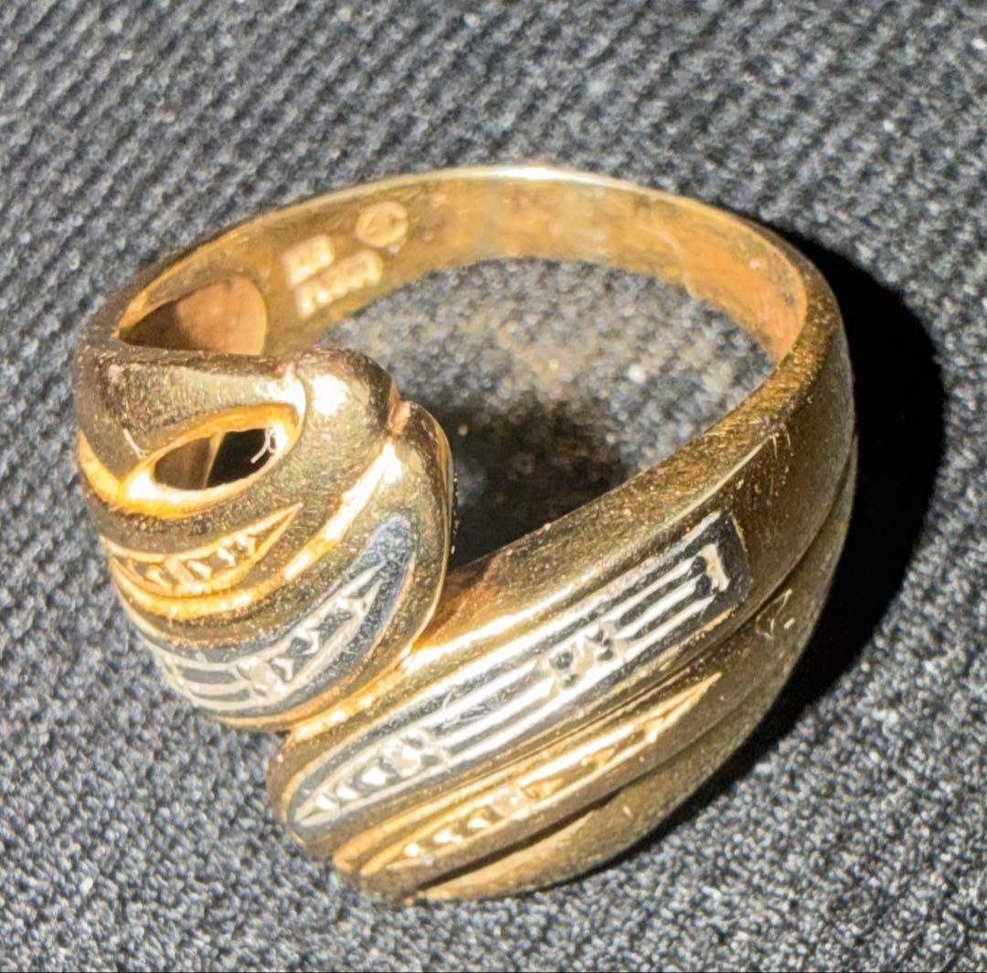 K18 PT900 コンビリング　総重量　6.2g サイズ　13号