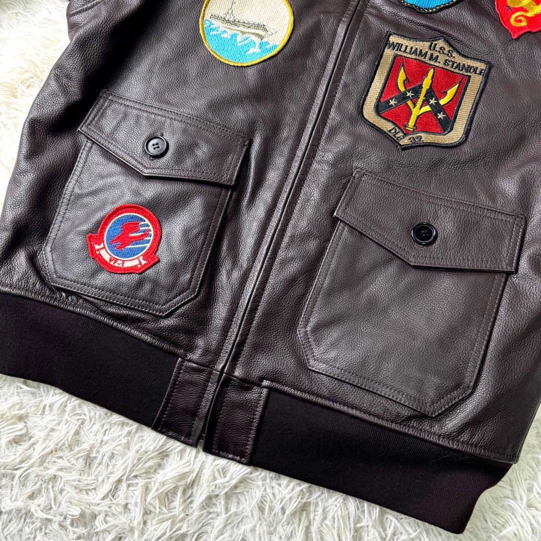 極美品✨BO MIKE RONNY フライトジャケット G-1 トップガン XL - メルカリ