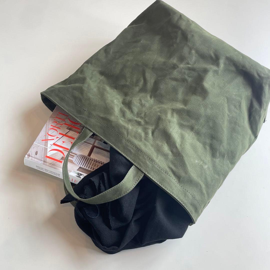 【ビンテージ】デッドストック　ミリタリー　トートバッグ　ダック生地　50s60s