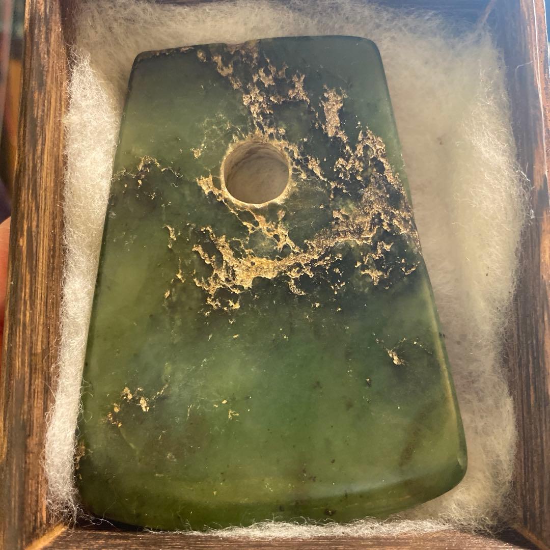 縄文期 古玉製 磨製石斧 約8cm 豊前 求菩提山麓伝承　極上石質 神聖祭祀具