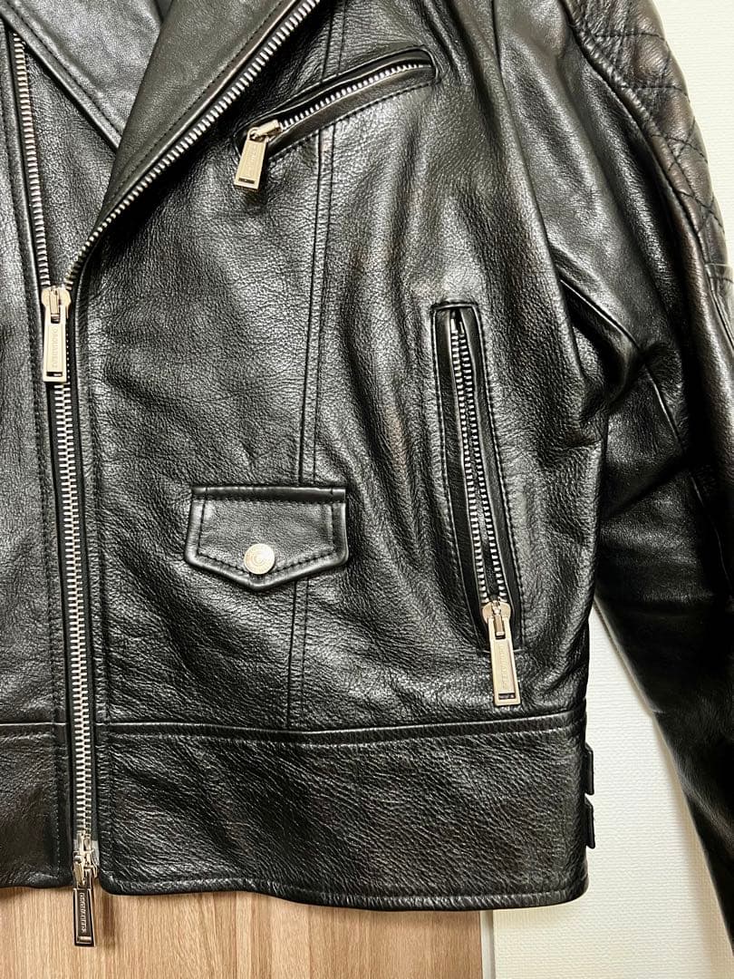 ア*グ様 DSQUARED2 ディースクエアード ライダースジャケット 46サイ