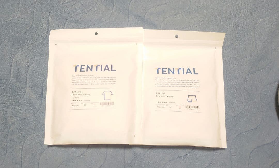 【新品未開封】TENTIAL BAKUNE レディース 上下セット半袖 Mサイズ