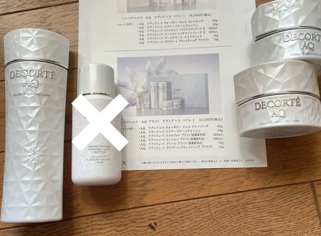 新品未使用　DECORTE AQ プライトタイプ ローションセット