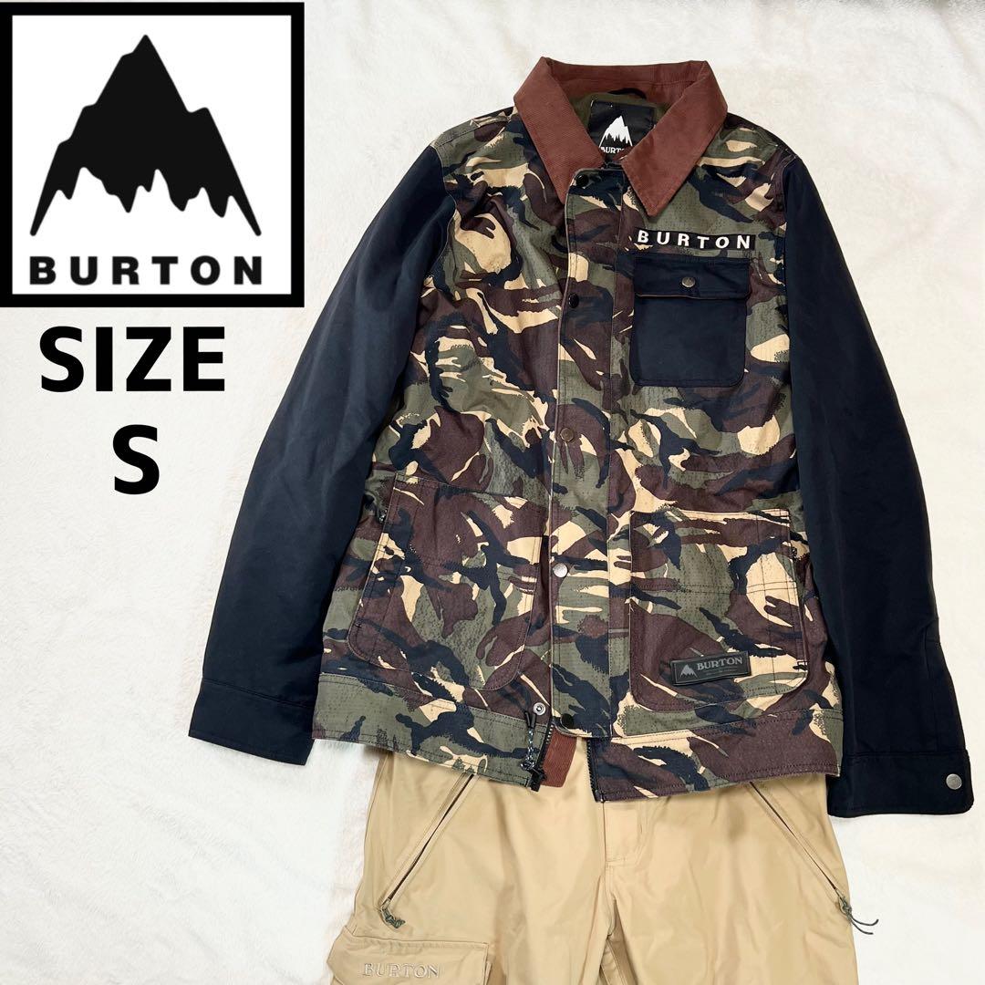 ◼︎美品◼︎【BURTON】スノーボードウェア　カモフラ　　セットアップ　サイズS