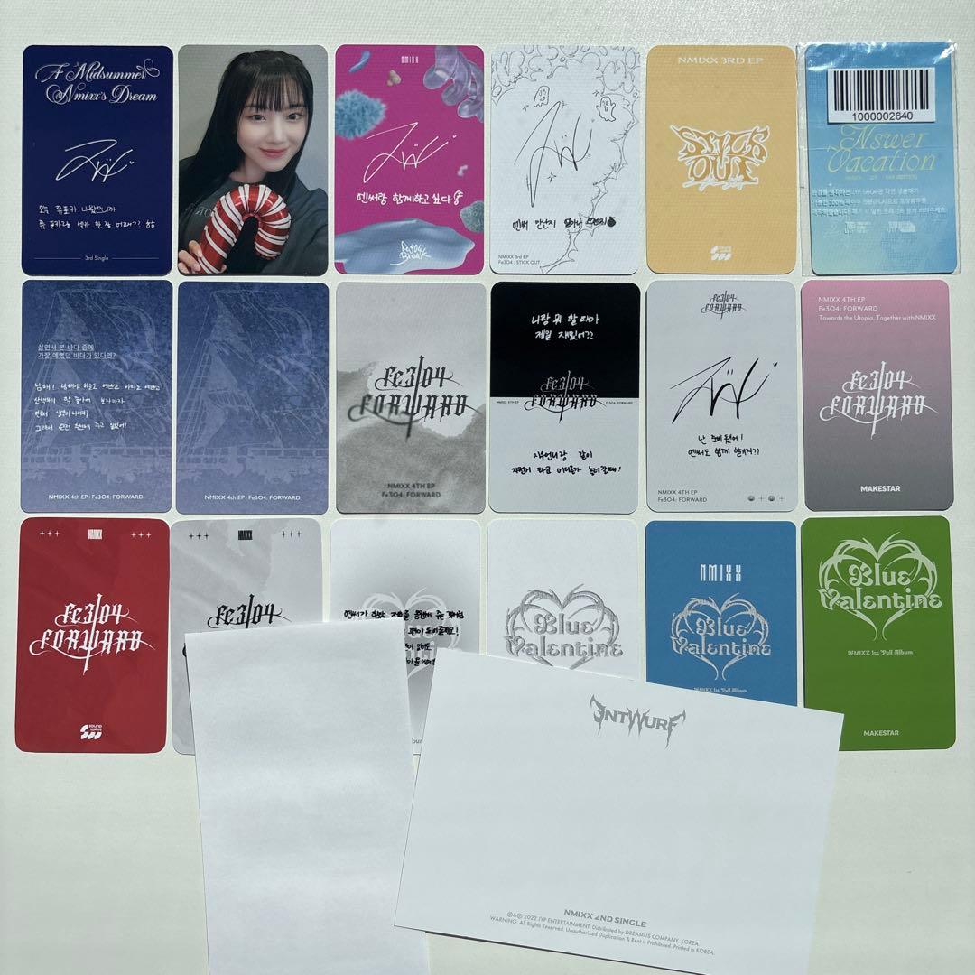 NMIXX ジウ トレカ 特典 ラキドロ まとめ売り - メルカリ