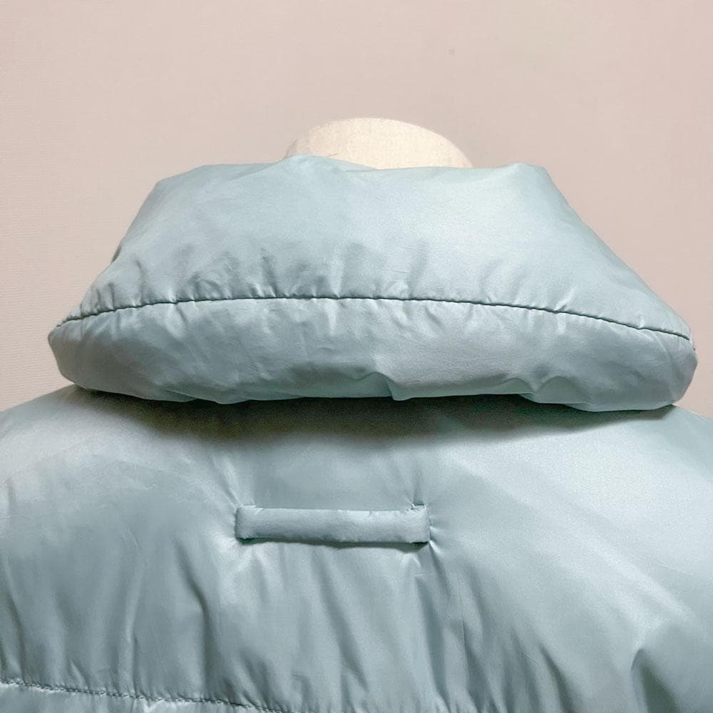 美品 パラスパレス 梅春 ダウン ジャケット ボリュームカラー ライトブルー