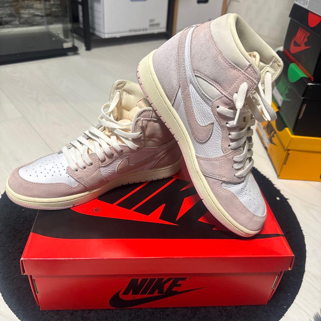 ナイキ ウィメンズ エアジョーダン1 レトロ ハイ OG ウォッシュドピンク