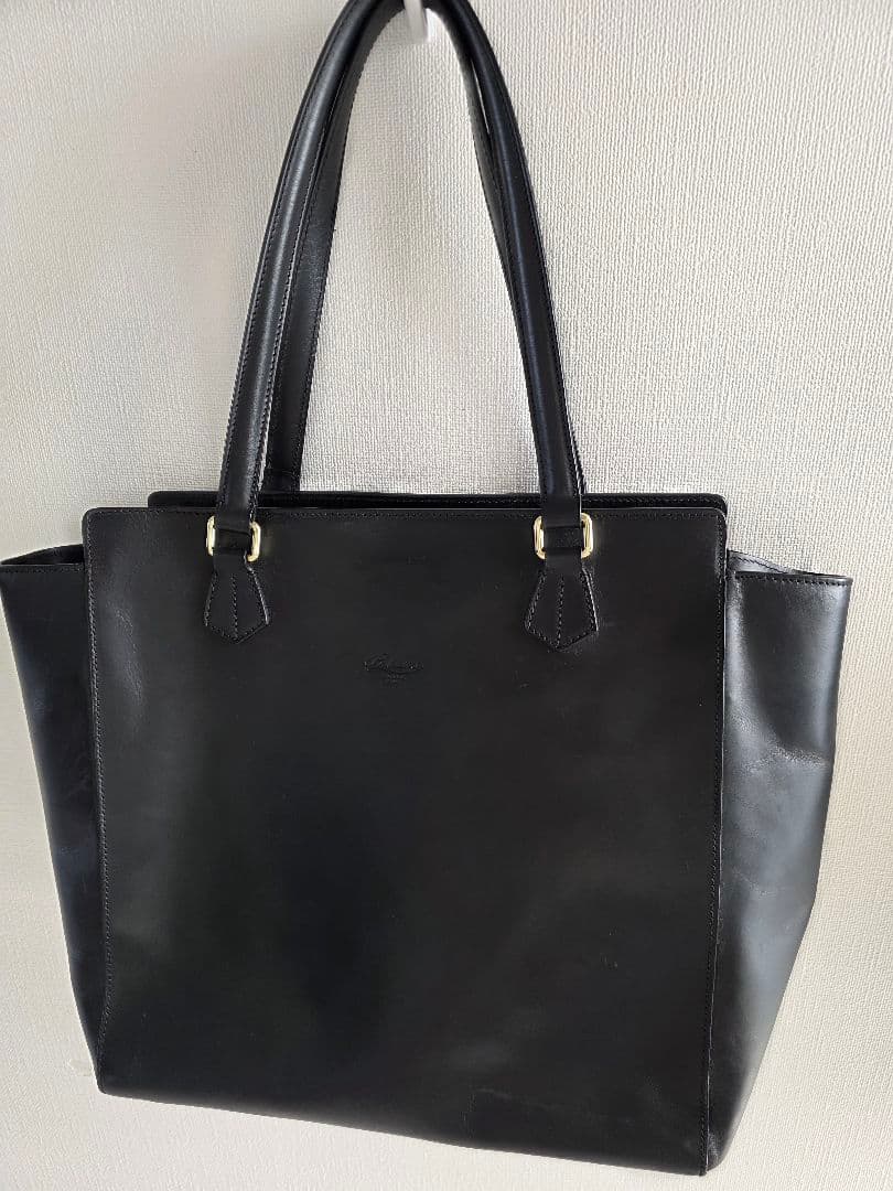 【美品】ボルドリーニセレリア トートバッグ 黒 大容量