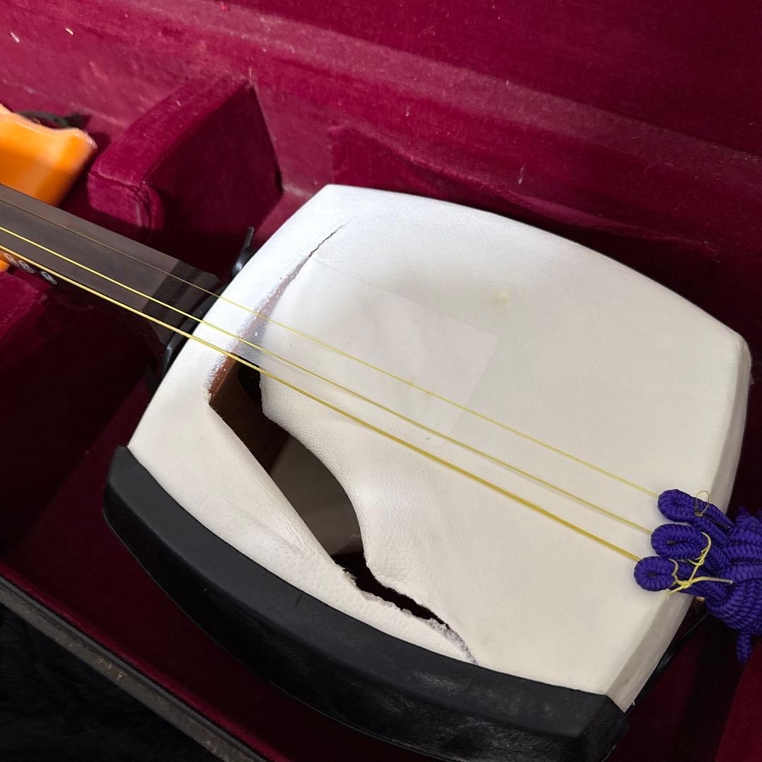 高級 津軽三味線 和楽器 弦楽器 ケース付属 付属品多数 雅楽 民族楽器