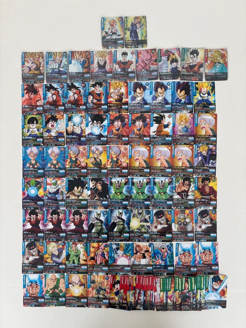 【美品】ドラゴンボール　データカードダスまとめ売り186枚【値下げ交渉承ります】