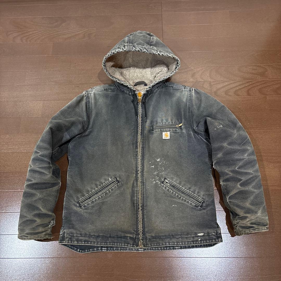 激シブ ビンテージ　デトロイトジャケット　ブラック黒　鬼フェード　ハチの巣　短丈