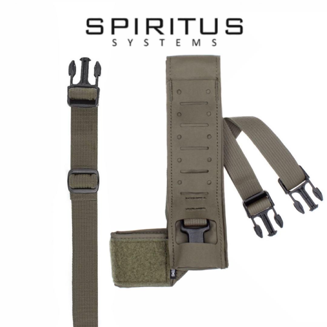 スピリタスシステム Fat Strap & バックストラップ レンジャーグリーン